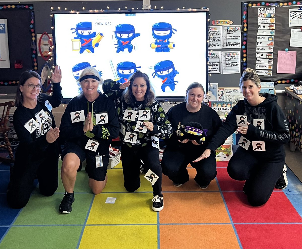 CESHuskies's tweet image. We’ve been having undercover staff spirit days leading up to our all school spirit week next week. (Teams earn points for submitting photos and creativity) Had to share some pics of this amazing Clearspring staff and their creativity. #GoHuskies #Awooo