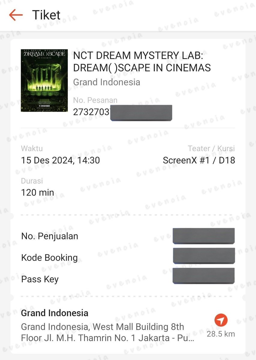 annellyre's tweet photo. 【 WTS ㅡ Want to Sale 】

⭑ NCT DREAM MYSTERY LAB: DREAM()SCAPE IN CINEMA
⭑ CGV Grand Indonesia | Minggu, 15 Desember 2024 | 14:30 WIB | Screen X - D18 (1 tix)

► 250K (Satin Seat)
► Nego allowed! 🤍
► BCA / Shopeepay

wts wtb #NCTDREAM #엔시티드림 https://t.co/E4352wcLXv