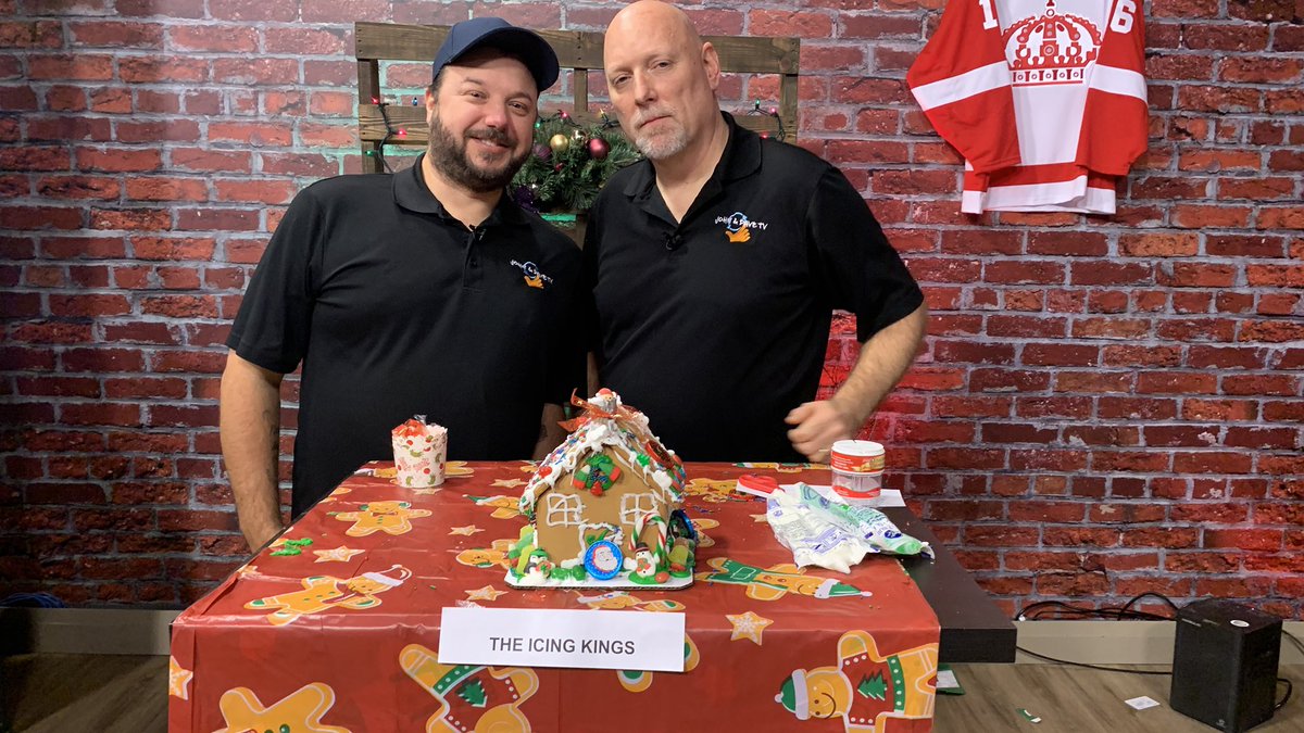yourtvov's tweet image. 🏒 Stay tuned for the airtime as the captains of Pembroke Lumber Kings bring their A-game to the gingerbread showdown with John and Dave. Who will emerge victorious?
#PembrokeLumberKings #GingerbreadShowdown #yourtv