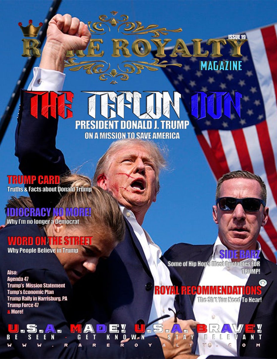 MsFeFeNAB's tweet photo. @bennyjohnson Benny, go follow Rare Royalty Magazine and get our Trump issue! We are a small publication, but He's been our "Person of the Year". You're featured in there too! Support us and continue to wear your crown well! #rareroyalty👑👑👑👑 https://t.co/HDVRCwe3ub