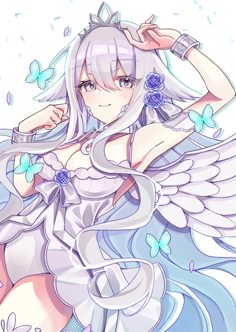 A playful dragon who is finally awake ! I have the energy to pinch your cheeks , at last . . . fufufu !     yomogi2612 ✦ #aurorart 
