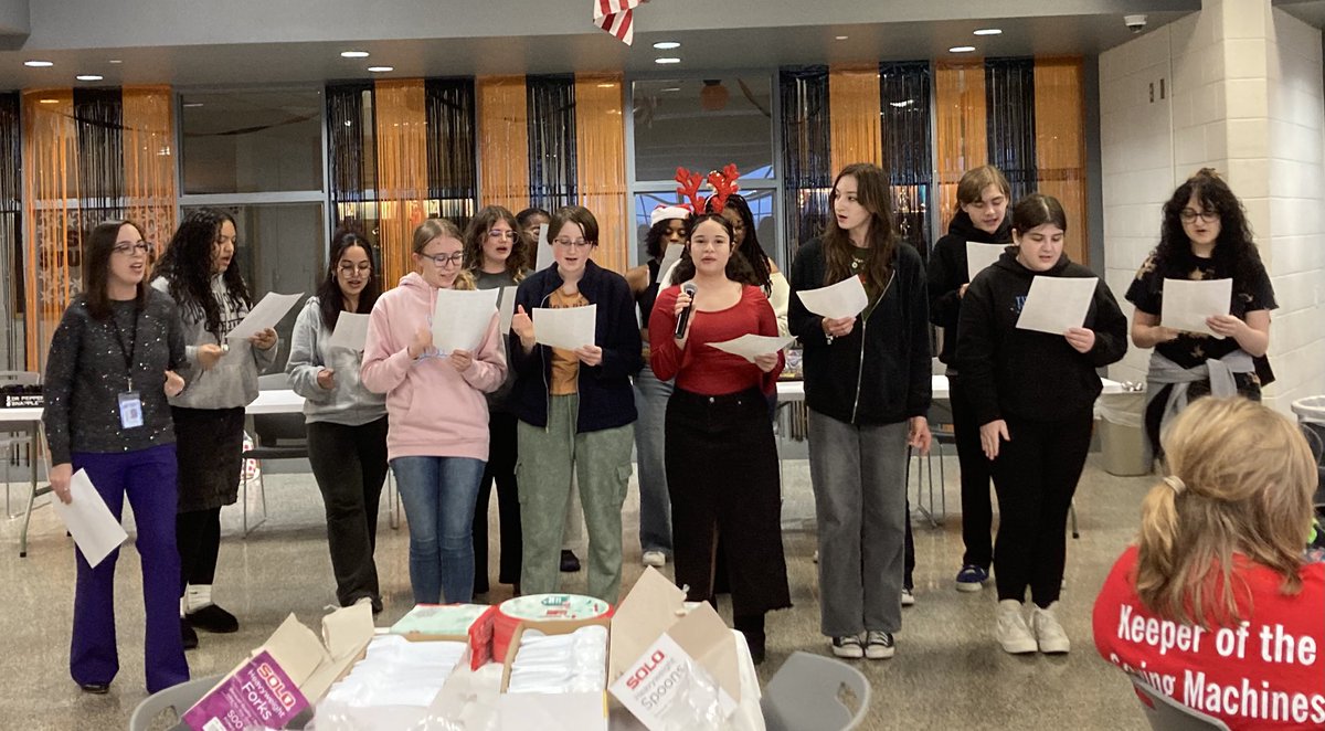 NASD_WorldLang's tweet photo. The Annual World Language Party with singing and food from French, German and Spanish cultures. https://t.co/7xLhMOLoC8