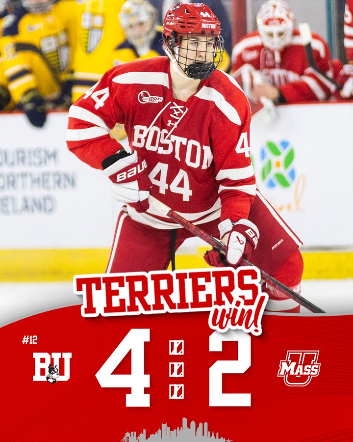 Hutson Brothers power third period rally for 4-2 win at UMass
