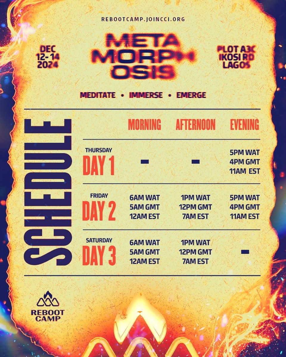 See you at Reboot Camp 🤝🏽