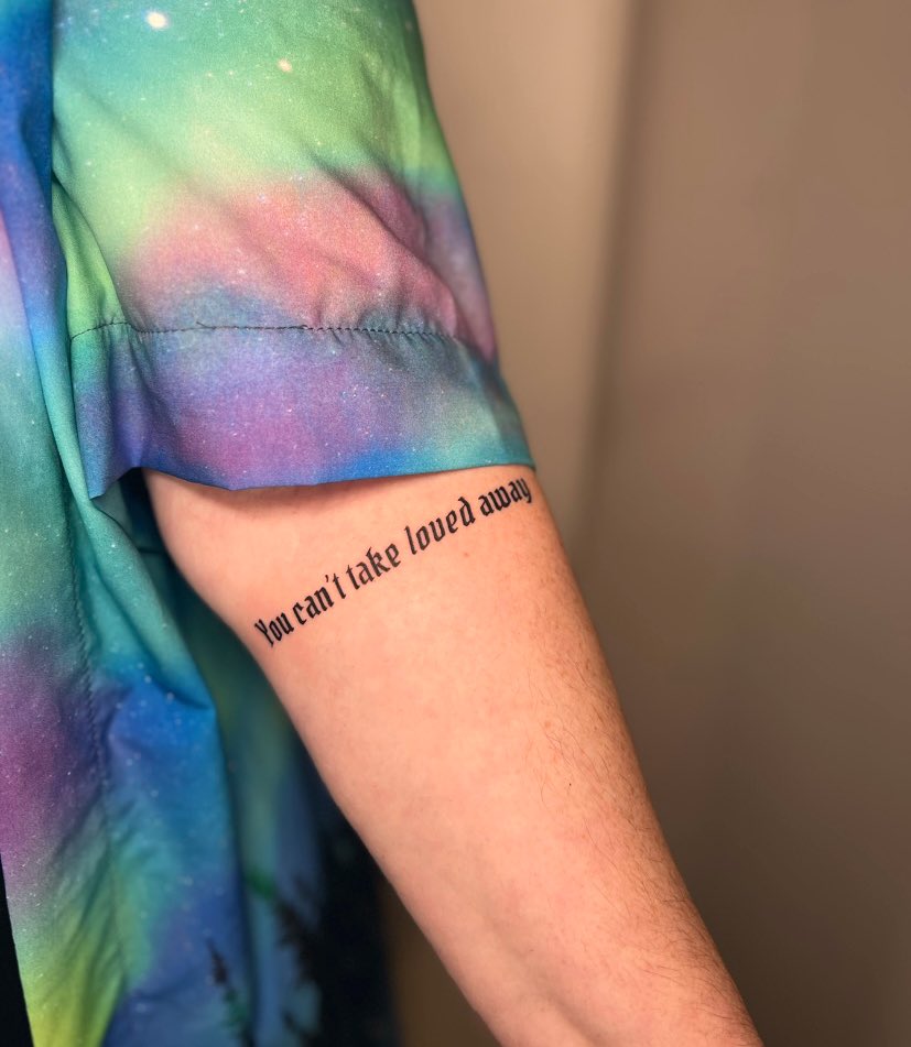 I am so incredibly happy with my very first ever tattoo, a quote that means a lot to me for multiple reasons, from one of my favorite books: Nona the Ninth. It’s even better than I thought it would be and I’m so in love with it!!! 💜💜