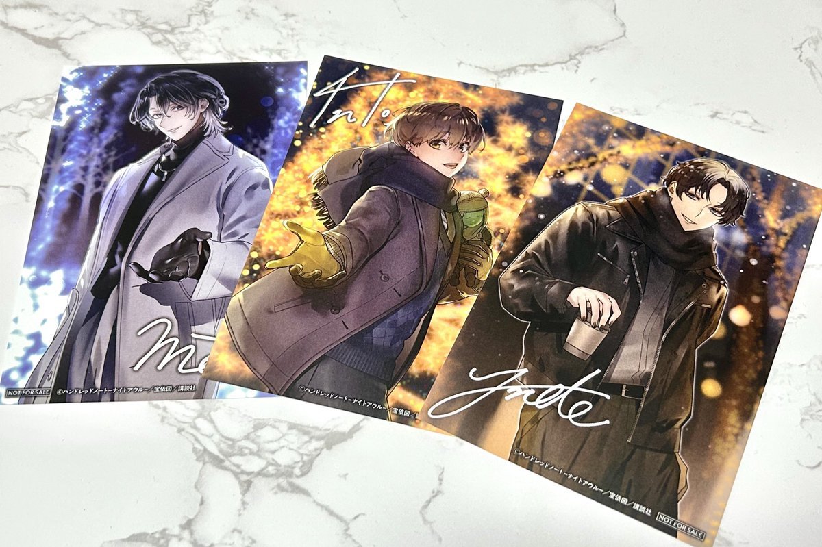 12/19発売の『ハンドレッドノート─ナイトアウル─』2巻、発売まであと1週間です!
初版限定特典は、描き下ろしクリスマスカード❄️ぜひぜひご予約のほど、よろしくお願いします!
🔶Amazon🔶https://t.co/yKN4k4ueQH
🔶楽天🔶https://t.co/zelsPD88Uu
#漫画ナイトアウル #ハンドレッドノート