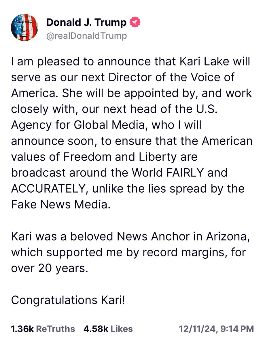 EastEndJoe's tweet image. “Director of the voice of America.” 😂