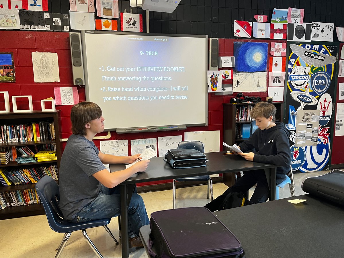 Ours 9s now have their very first Resumes! We also applied our knowledge of interview skills during  mock interviews.