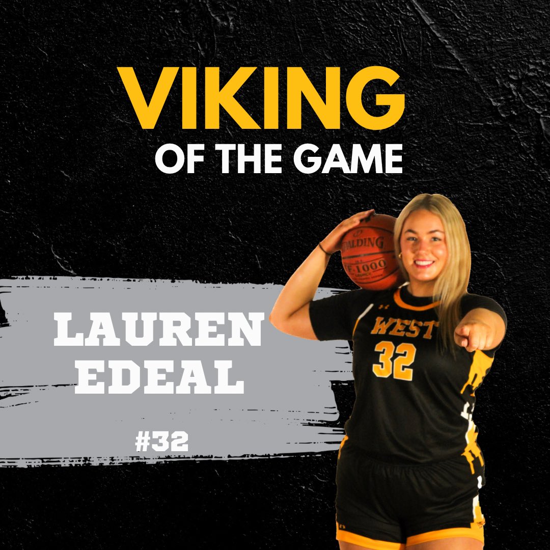 Shout out to senior Lauren Edeal who earned VIKING OF THE GAME Tuesday!!!! 

Believe. #Sticktogether 🔥😎🏀