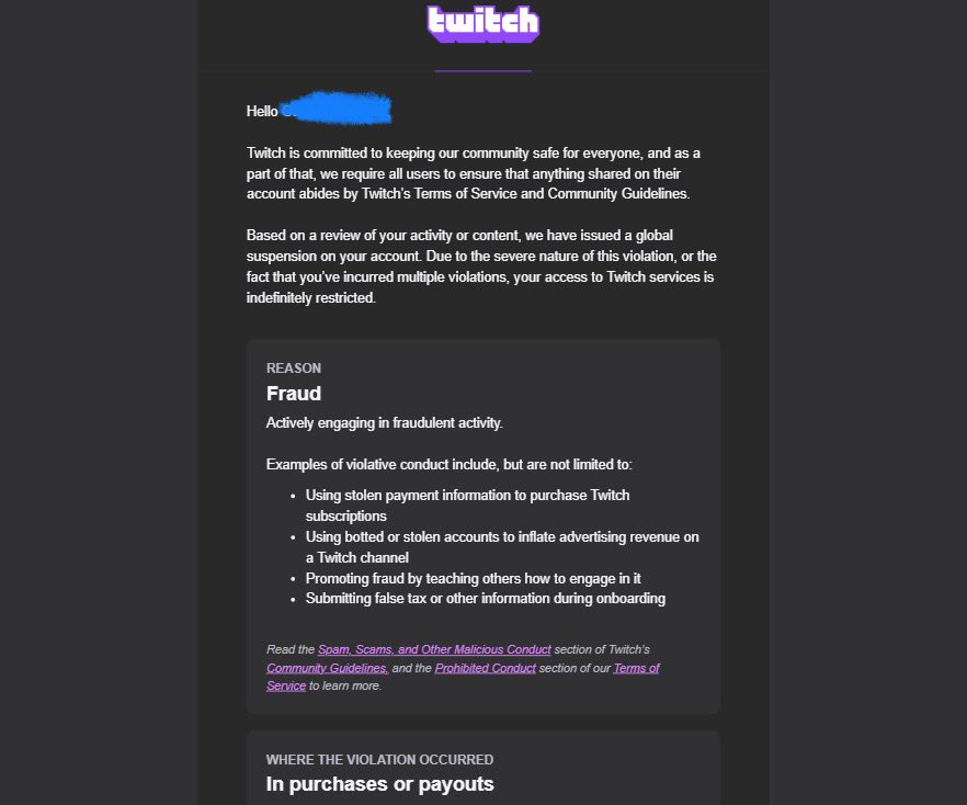 SouthernGamer01's tweet photo. Breaking news: 

A ton of people are stepping forward and demanding @Twitch to fix their ways after a huge wave of “fraud” bans hit tons of streamers last night, some as they were streaming! Some are screaming this could lead to the end of Twitch if they don't fix it! https://t.co/eROl9vdKj8