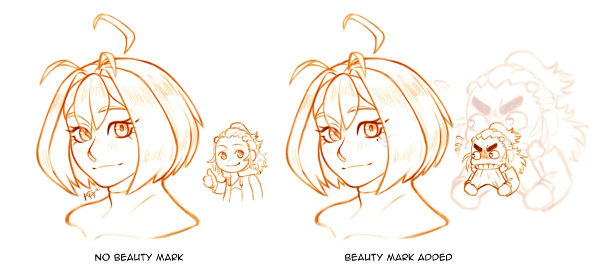 I feel normal about beauty marks