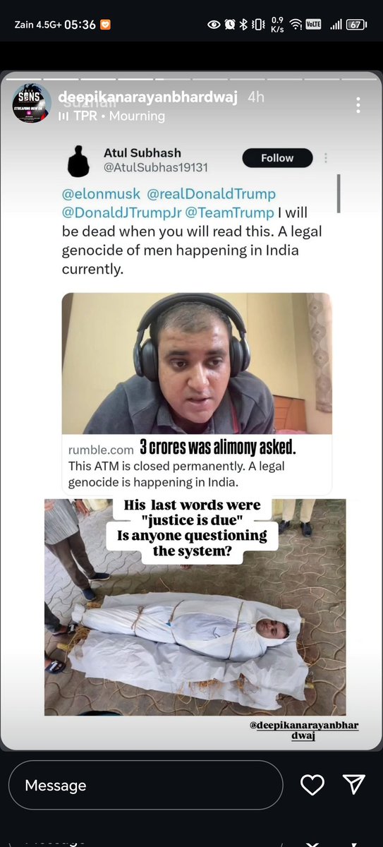 Ku_RRavi's tweet photo. #justiceforman, #AtulSubhashsuicidecase, #AtulSubash https://t.co/TeX0fEs7Id