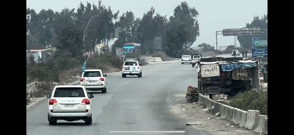 UN Security (@undss) on Twitter photo .<a href="/UNDSS/">UN Security</a> conducted a vital mission along the M5 highway, a critical route for <a href="/UN/">United Nations</a> operations in #Syria.
This assessment is key to ensuring the security and success of efforts to deliver humanitarian support to those who need it most in the coming weeks and months. <a href="/UNOCHA/">UN Humanitarian</a> .<a href="/UNDSS/">UN Security</a> conducted a vital mission along the M5 highway, a critical route for <a href="/UN/">United Nations</a> operations in #Syria.
This assessment is key to ensuring the security and success of efforts to deliver humanitarian support to those who need it most in the coming weeks and months. <a href="/UNOCHA/">UN Humanitarian</a>