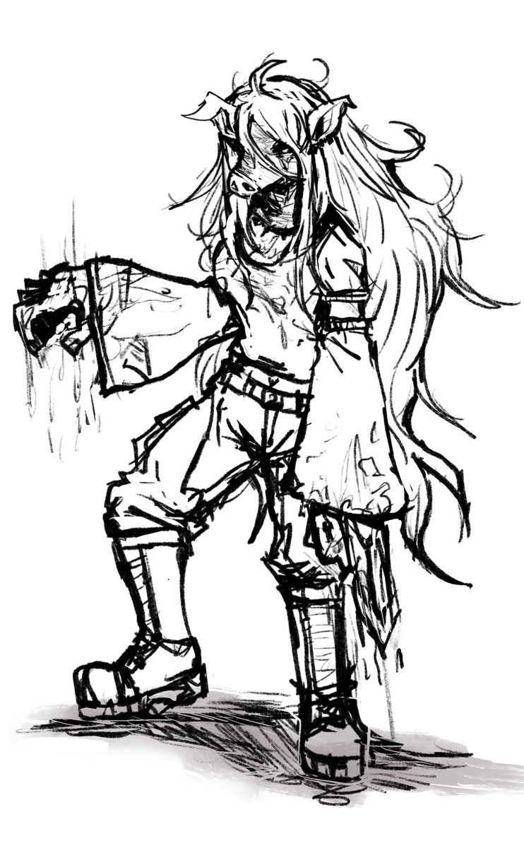 N3Vchan69's tweet image. Dead by daylight The Pig

#dbd #DeadbyDaylight #thepig #saw #art #fanart