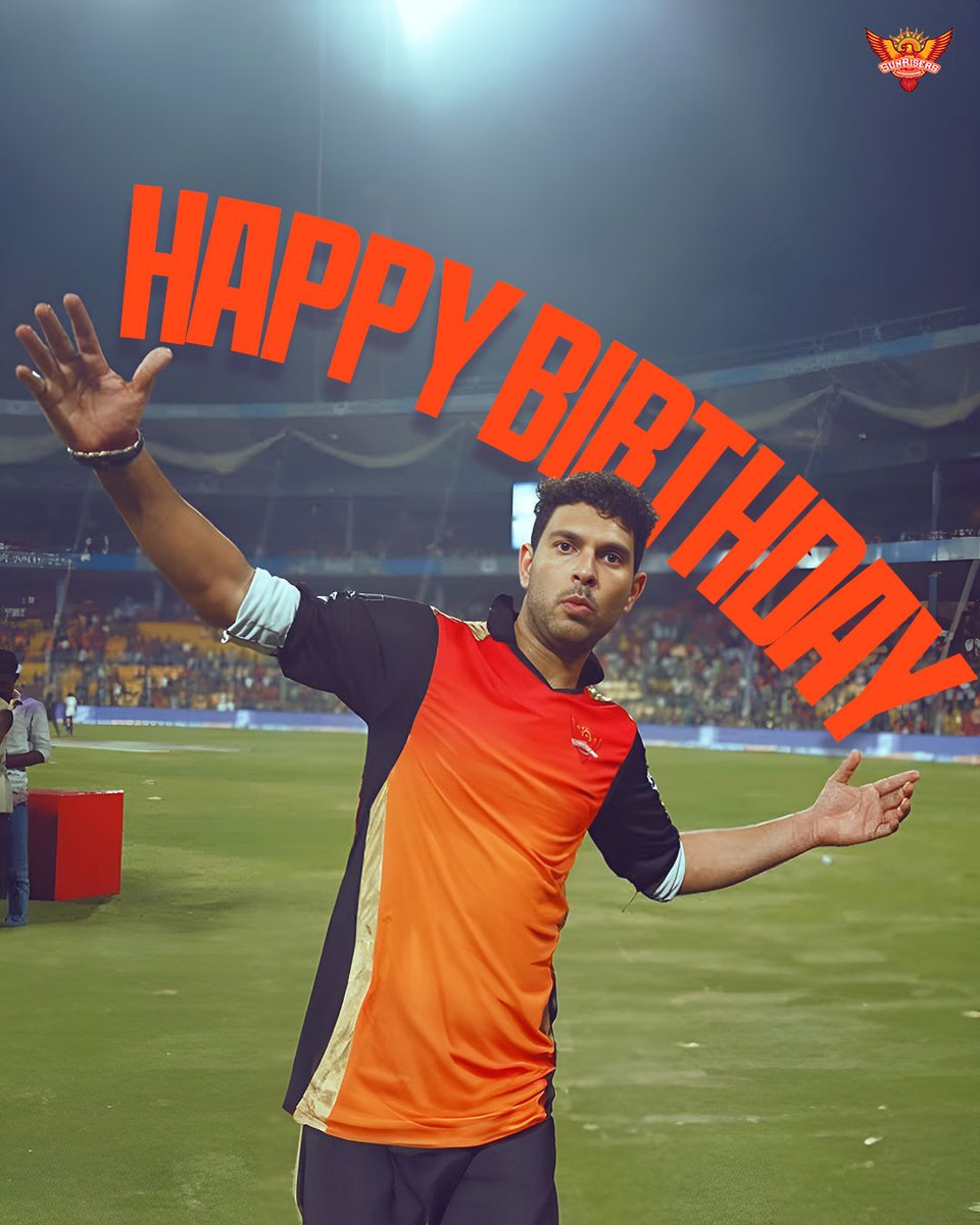 SunRisers's tweet photo. To the man who showed us that together, YouWE can touch the sky 🧡

Happy birthday, Paaji 🥳🫶 https://t.co/w37EcuMBCR