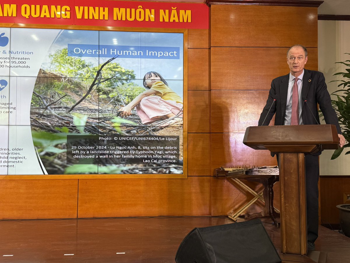 🌪️ The Viet Nam Multi-Sector Assessment (VMSA) is launched, evaluating damage, loss &amp; recovery needs after #TyphoonYagi. Together, we aim for resilient rebuilding &amp; sustainable development. 🌱🤝 #Resilience #DisasterRecover 🙏 Thanks to MARD &amp; <a href="/EUDelegationVN/">EU in Vietnam 🇪🇺🇻🇳</a>