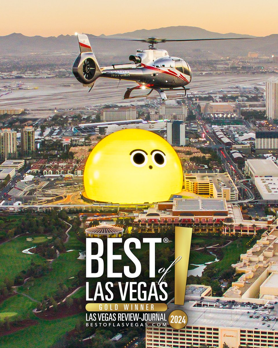 We’re flying high with GOLD! Thank you to everyone who voted for Maverick Helicopters as the Best of Las Vegas 2024. 🚁 @TheBestofLV #TheBestOfLV