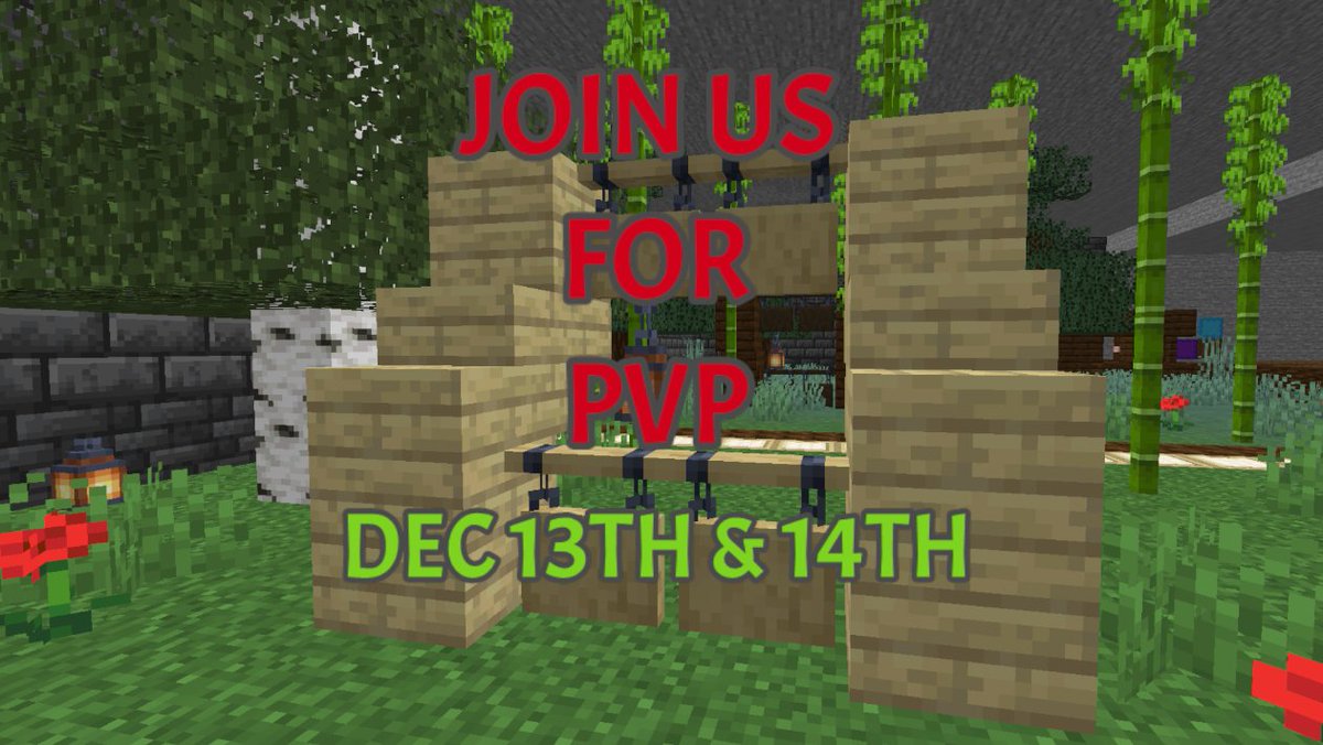 nerdnugaming's tweet photo. Join us this weekend for some PvP on https://t.co/KnxJn9wNje at AdmiralAntilles sekret base! Friday at 7:30 pm and again Saturday at 1pm (US Eastern Times). Type "/place event" in game for directions! See you there! #nerdnu #nerdnuevents #minecraftpvp #mcpc #minecraft https://t.co/vMCxEwP3A6
