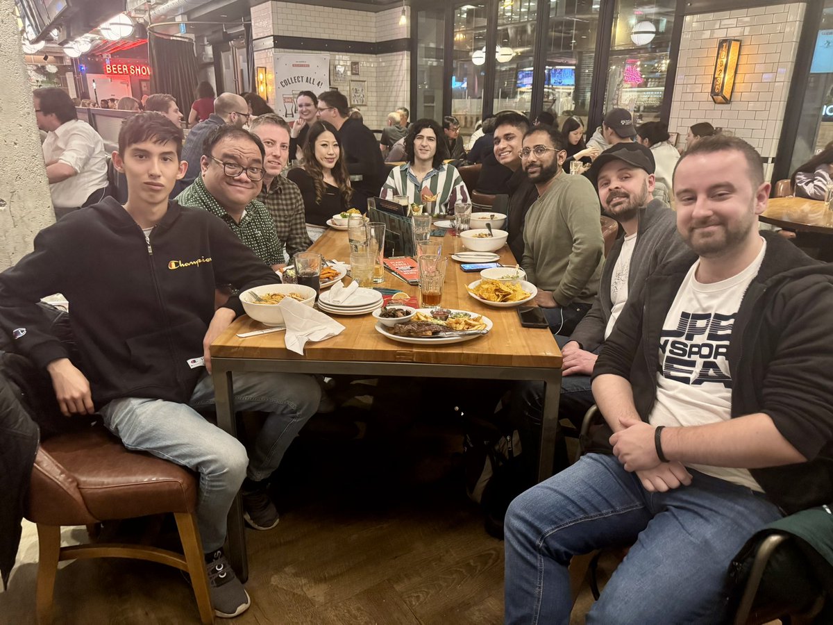 The meetups for the upcoming Toronto Regionals started with <a href="/InadequancePOGO/">Inadequance (Martijn)</a> and <a href="/AdibKhannn/">Adib Khan</a> joining in for dinner at Beertown Public House featuring @scotttieee, <a href="/Jacoloco2pogo/">Jacob</a>, <a href="/theDragOns1lk/">Mango</a>, <a href="/acorn_killer/">AcornKiller</a>, <a href="/tracylise_/">✨️tracylise✨️</a> and <a href="/pokemonkush/">itsasatire (Thievul Knievel)</a>. 🇨🇦🇺🇸🇳🇱

An awesome week awaits! 😻🔥🥳