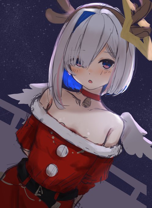 しっとり系メリクリって感じのラフ 