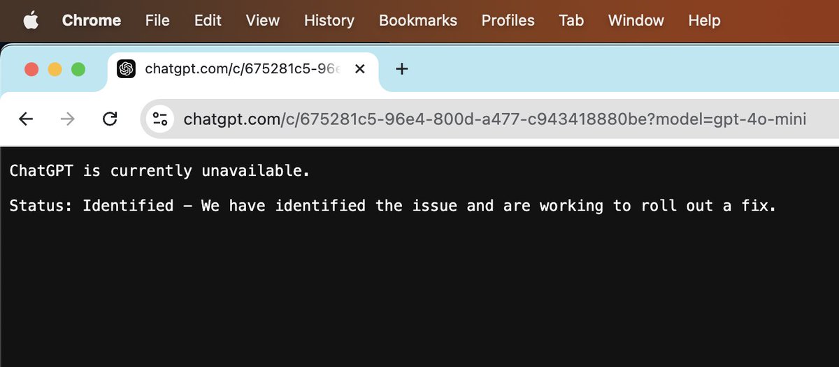 ChatGTP's down during energy conservation conversation about Active Kinetic 1.
😆 
I DIDN'T MEAN CHATGTP ENERGY CONSERVATION !!!! 😅 
#chatgpt #ChatGPTdown