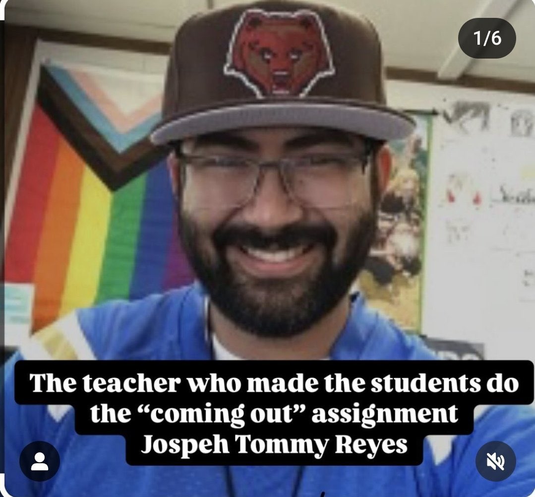 libsoftiktok's tweet image. A teacher in Vista Unified School District in California reportedly gave students a “coming out” assignment where they had to act out coming out as LGBTQ.

They’re after your kids.