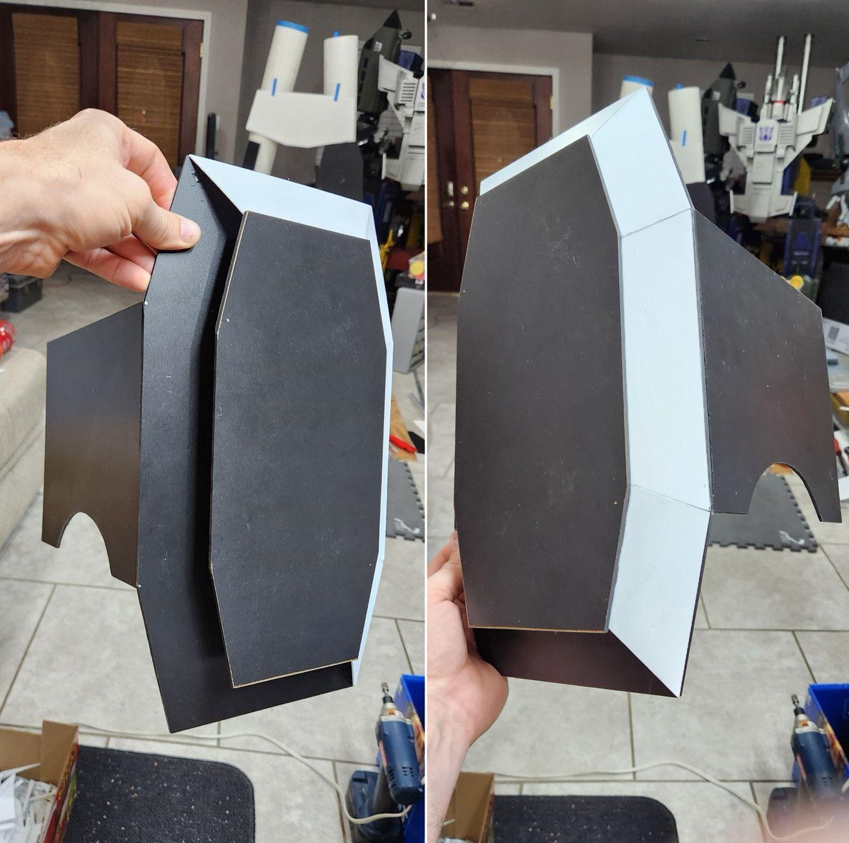 KingbotCustoms's tweet image. 8ft Unicron update: Upper-leg panels taking shape! Hope to be done with the legs & hips by the end of the month, and be halfway-through the Unicron-build.
๐ช๐