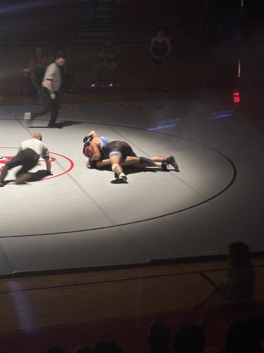 That’s a win for the boys wrestling team. 46-36.