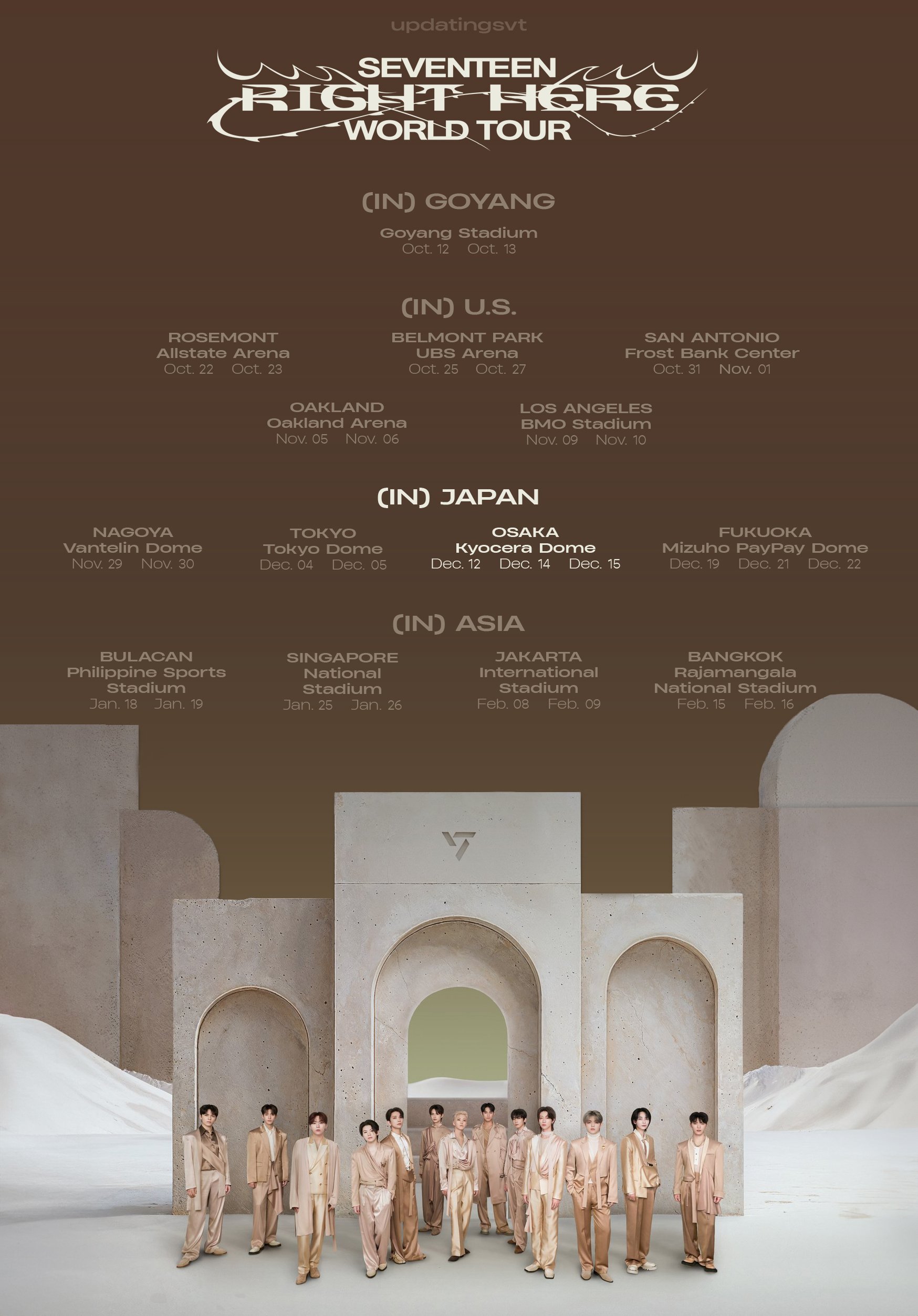 SEVENTEEN - SEVENTEEN RIGHT HERE WORLD TOUR IN Asia