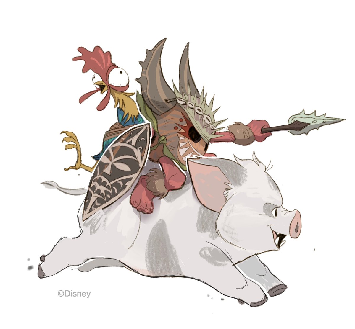 Gonna start posting my Moana 2 concept work -> bsky.app/profile/kenesu…