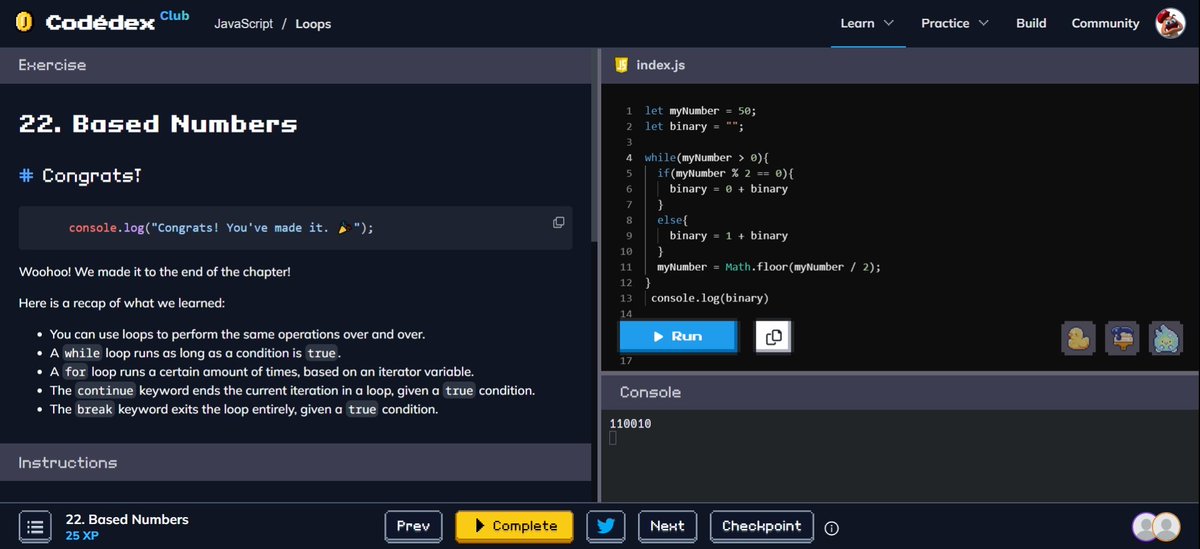 ConSdgy's tweet image. Based Numbers 🔢 #CodedexBasedNumbers @codedex_io