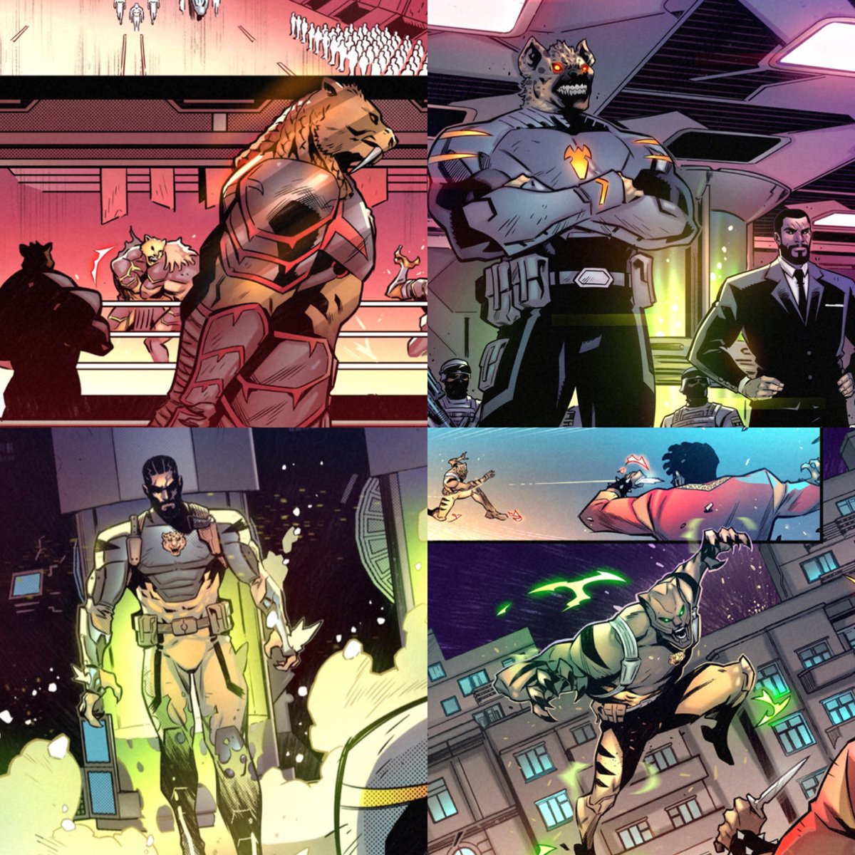 kolapo_writes's tweet image. Amotekun Issue 2 is now out on @globalcomix Hit the link in the bio to read the first ten pages free. Anyone can read em, no account needed. Me and Mark went hard in this issue. The fight scene at the end is one of the best I have ever written. Enjoy! 🐆 

@markmarvida