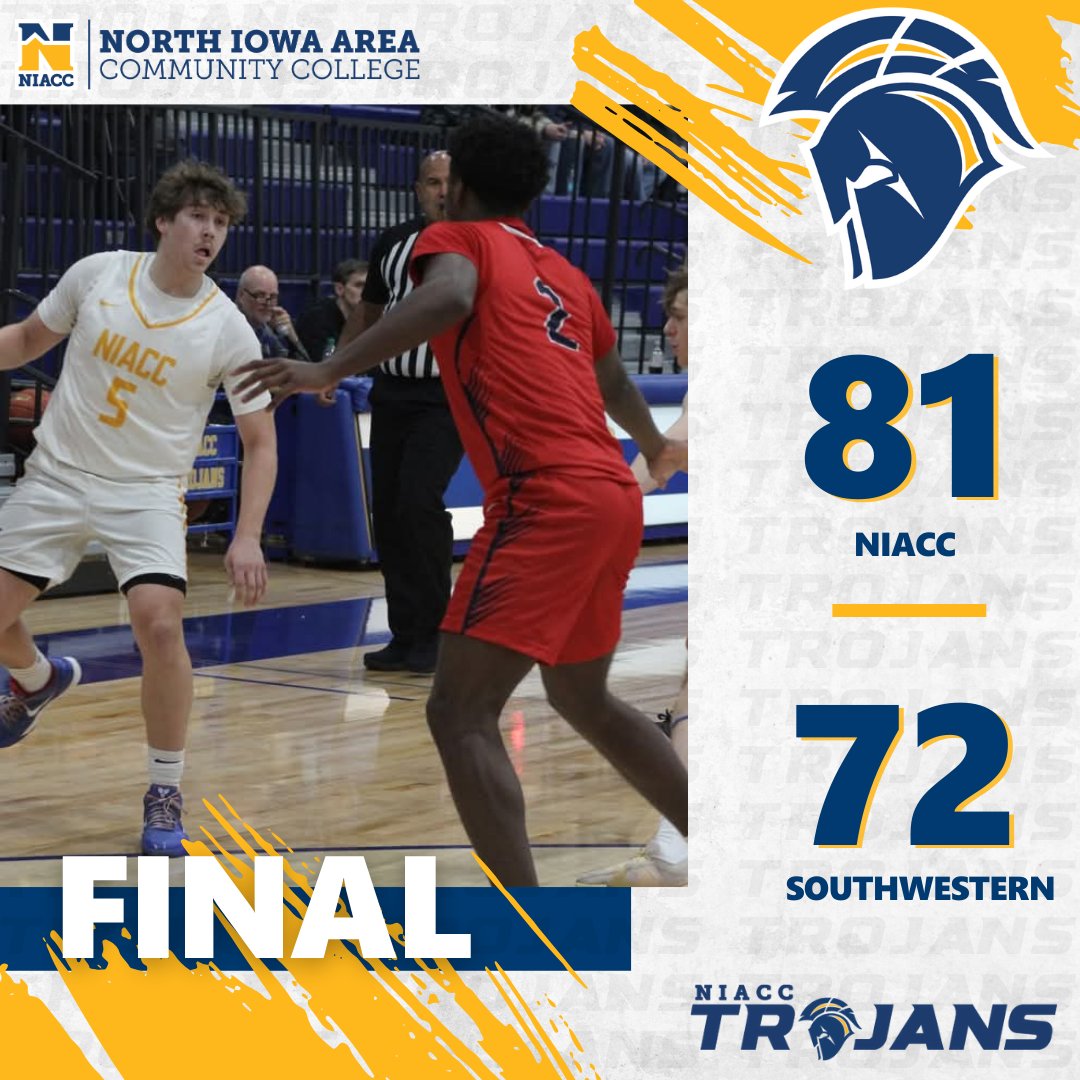 The NIACC men's basketball team tops SWCC 81-72 tonight in the NIACC gym.