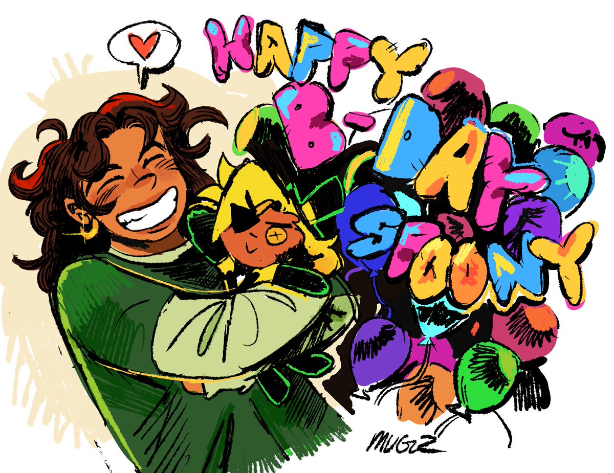 mugztwoo's tweet image. OKAY ADULT HABPYYY BIRTHDAY MY BASTIE SPPOYNY #Awesomesauce
