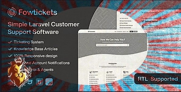 persianoneir's tweet image. Fowtickets-Simple laravel Customer support یک اسکریپت تیکت پشتیبانی و سوالات متداول و پایگاه دانش که بسیار پیشرفته و مدرن است
persianone.ir/?p=11949

#script #ticket #knowledge_base #live #chat #live_chat #support #support_chat #service