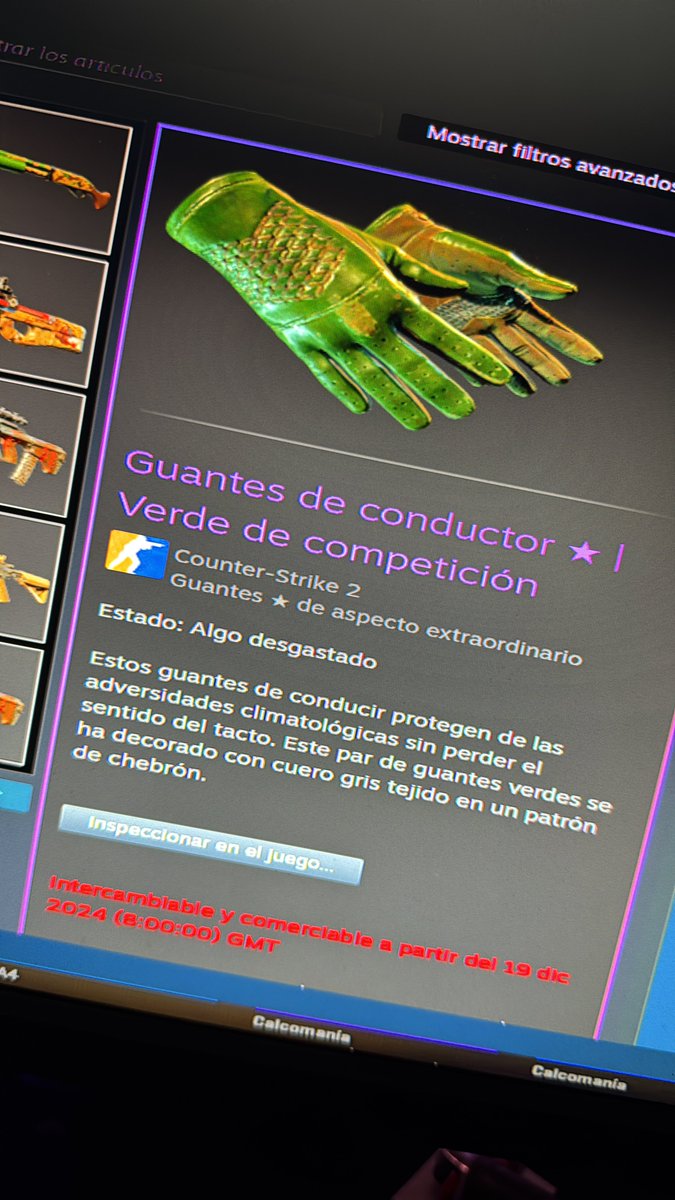 Hace más de 2 semanas no tocaba el Cs, volví hoy y me dio una cajita gratis, y bueno, lo demás es show, que lindo ver el amarillo de nuevo, aunque medios feos esos guantes jajajaa