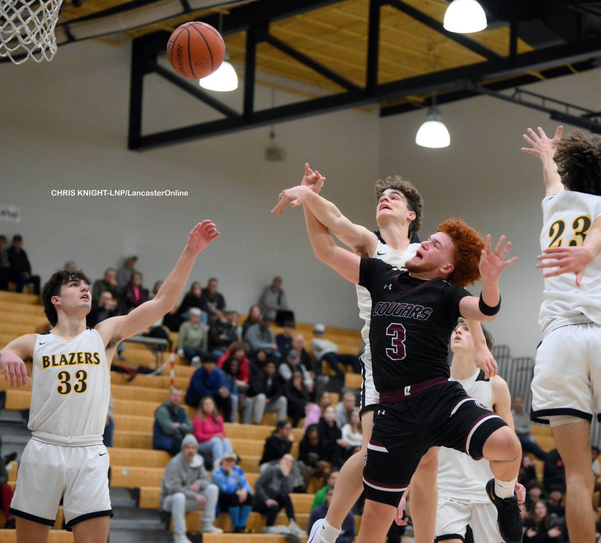 Lancaster Mennonite leads from start to finish as they take down Lancaster Country Day 61-48 in L-L League section 4 hoops Wednesday night on Lincoln Hwy East <a href="/LancasterSports/">Lancaster Sports</a> <a href="/LancasterOnline/">LNP | LancasterOnline</a> <a href="/JasonGuarente/">Jason Guarente</a> <a href="/LMHBlazersbball/">Lancaster Mennonite Boys Basketball</a> <a href="/LancasterMenno/">Lancaster Mennonite</a> <a href="/LCDSsports/">LCDS Athletics</a> 📸 lanc.news/4gmyJ5w