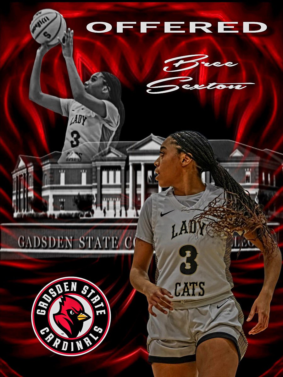 BreeSexton2's tweet photo. Blessed to receive an offer from Gadsden State!! @GSCCATHLETICS Thank you Coach Dixon!!🤍❤️ https://t.co/wxuJ3UQYqn