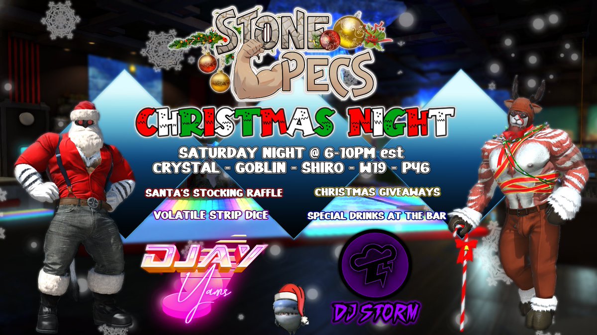 Hello everyone! Sorry for the long wait, but we're reopening this Saturday for Christmas Night!!❄️☃️

 We hope to see you there! 🎅🎄