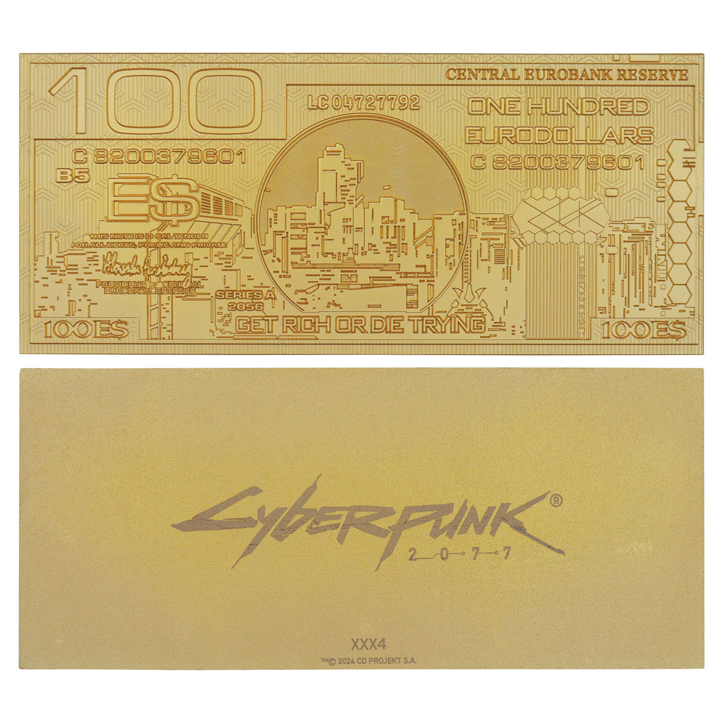 【未開封品】Cyberpunk 2077 メタルユーロドル レプリカ 未開封品】Cyberpunk 2077 メタルユーロドル レプリカ