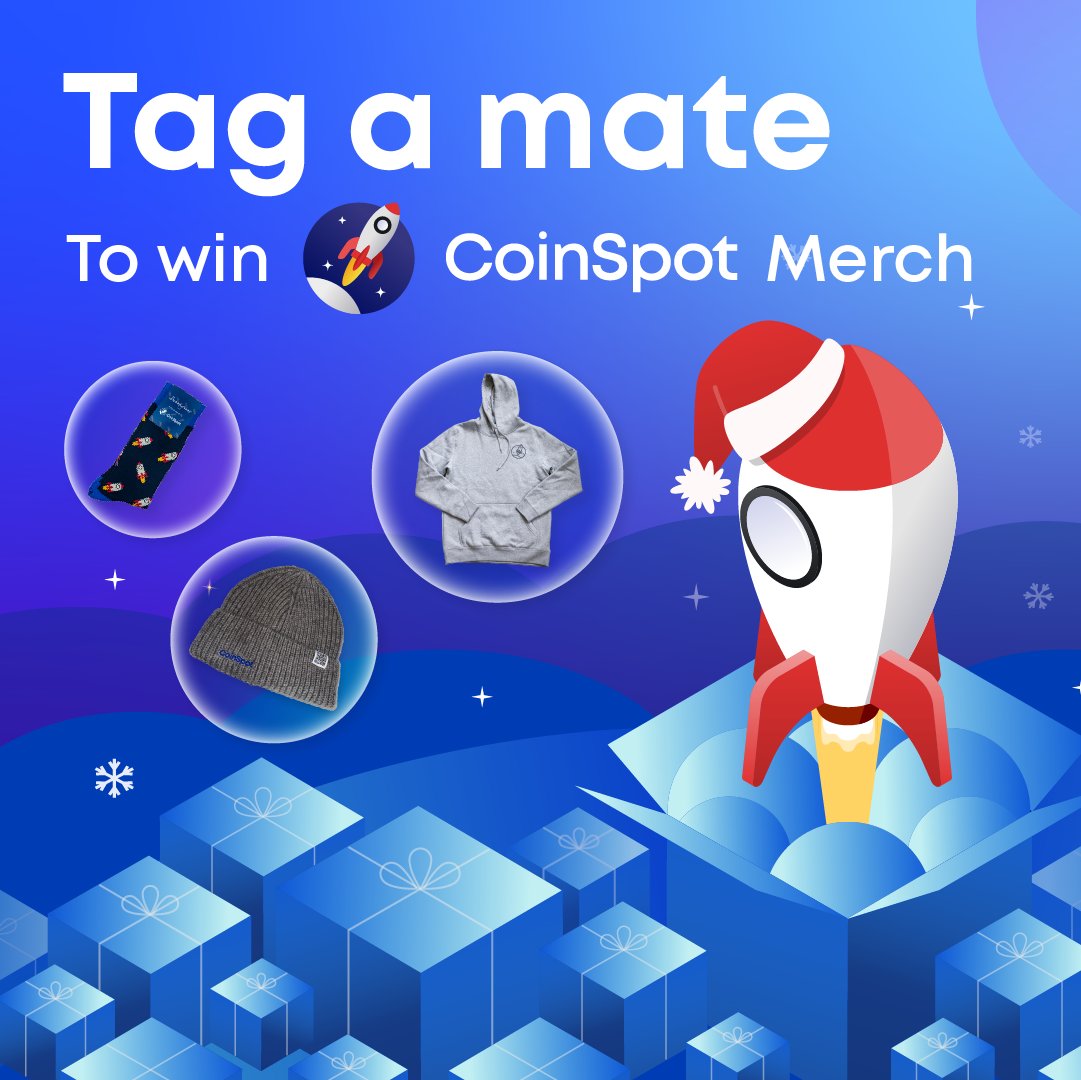 coinspotau's tweet image. All I want for Christmas is... CoinSpot merch ๐๐
Tag your mates in the comments for the chance to win!
25 x winners will be picked at random on Monday.
Stay tuned, something is coming ๐