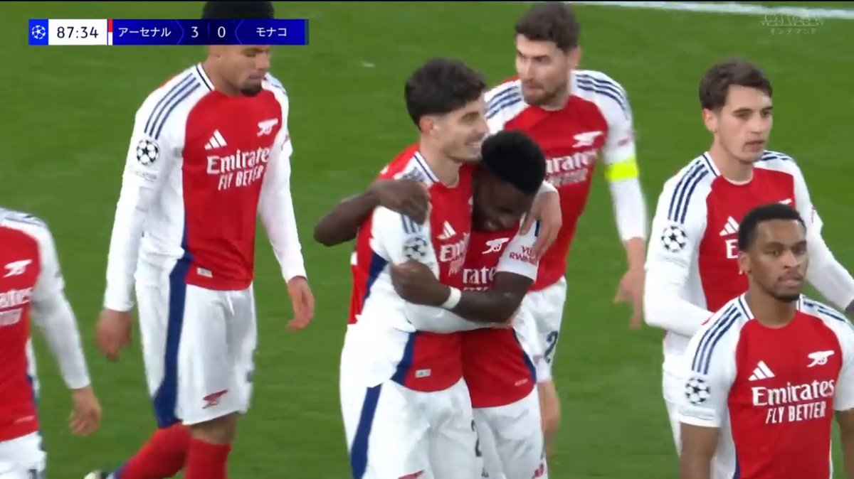 _julius7arsenal's tweet image. #ARSASM
UCLディレイ

サカの先制、サカの追加点、ハヴァーツのダメ押し弾。
そこまで熱量の高いサッカーではないけど、要所要所で点を取り巧く勝ちきった試合。

なんとなくだけど、CLでの勝ち上がり方を学んできたんじゃないだろうか。