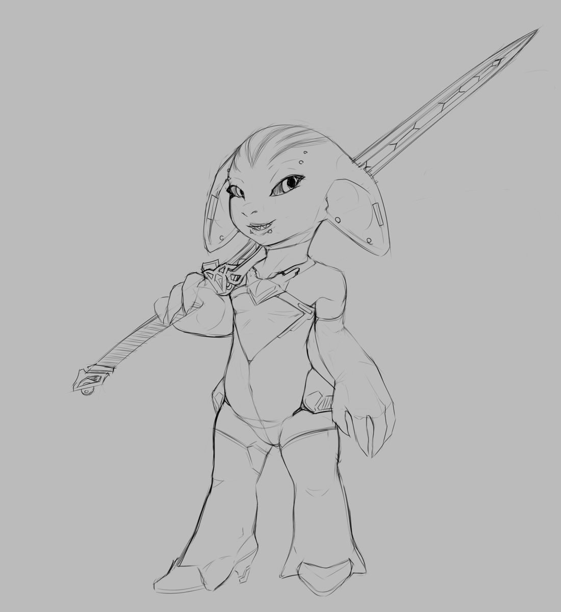 SableSonata's tweet photo. Still no name for her, but at least she's got a big sword. https://t.co/lro4jn2aVH