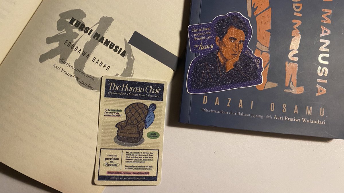 soliloku's tweet image. combining classic lits stickers and totebag with my books. 💌📚
