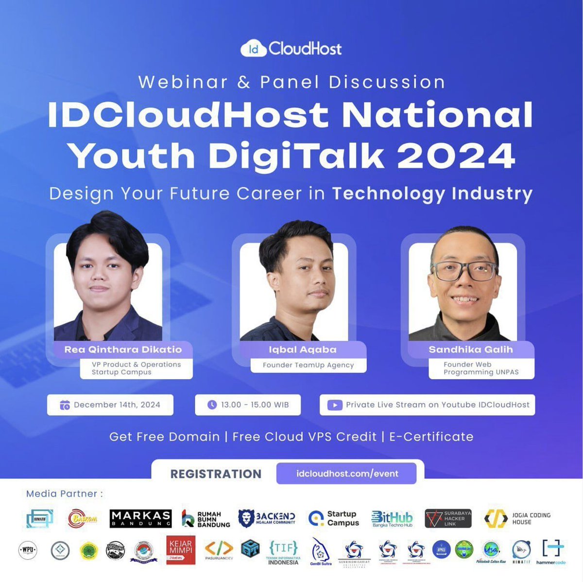 Iqbal Aqaba | Professional Freelancer (@balaqaba) on Twitter photo Dengan segala kerendahan hati saya,
Saya mengundang kolega kolega online saya untuk dateng ke event guwehhjj, terutama om <a href="/txtdarisugab/">sugab</a> & <a href="/tanganjojo/">Jojo*</a>,
Alhamdulillah saya dikasih kesempatan lagi buat ngisi di acaranya <a href="/Idcloudhostcom/">IDCloudHost</a> bareng pak <a href="/sandhikagalih/">Sandhika Galih</a> & mas Dengan segala kerendahan hati saya,
Saya mengundang kolega kolega online saya untuk dateng ke event guwehhjj, terutama om <a href="/txtdarisugab/">sugab</a> & <a href="/tanganjojo/">Jojo*</a>,
Alhamdulillah saya dikasih kesempatan lagi buat ngisi di acaranya <a href="/Idcloudhostcom/">IDCloudHost</a> bareng pak <a href="/sandhikagalih/">Sandhika Galih</a> & mas