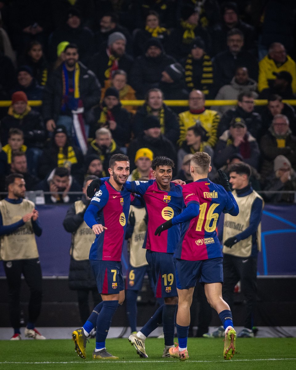 FCBarcelona's tweet photo. 5 wins in a row.
✅ Young Boys
✅ Bayern Munich
✅ Red Star Belgrade
✅ Brest
✅ Borussia Dortmund https://t.co/UjCWUNVHRN