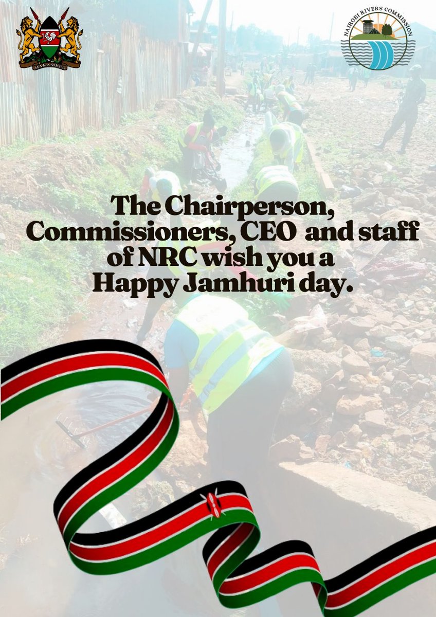 nairobi_rivers's tweet photo. As we celebrate Kenya’s independence, let us also commit to protecting our nation’s natural treasures. Together, we can restore Nairobi’s rivers to their former glory—clean, vibrant, and full of life. 
#JamhuriDay2024 #Sustainability #NairobiRiversRestoration https://t.co/ojCjXQtAGF