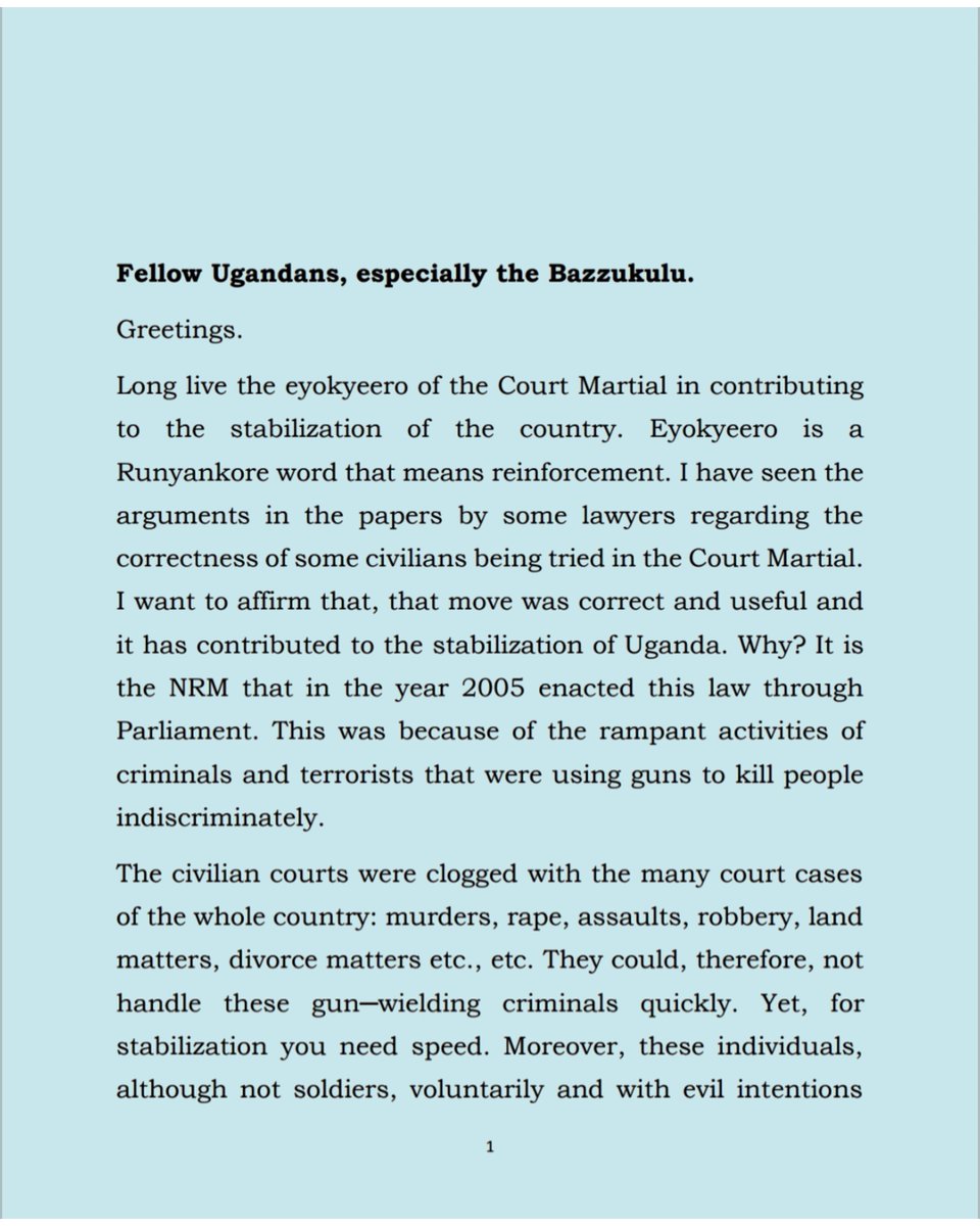 Yoweri K Museveni tweet media