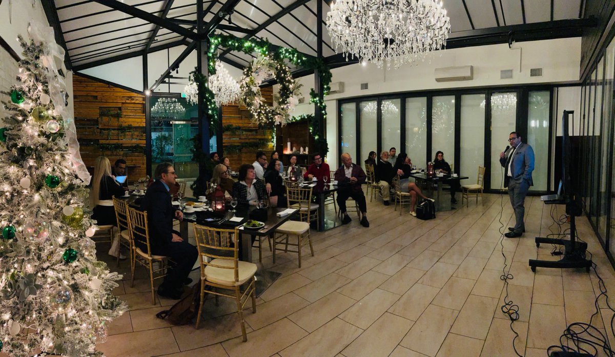 Great evening at our annual Kidney Club with faculty, fellows and community colleagues #nephrology #holidayseason