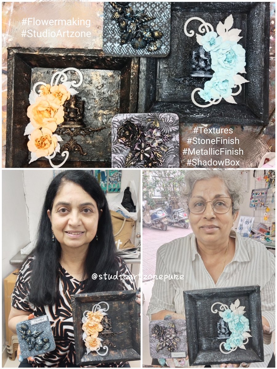 artzonepune's tweet image. #fauxstone #fauxmetallic #shadowboxframe #StudioArtzone #PuneClasses #puneworkshops #workshopsinpune #studioartzonepune #studentwork

Glimpses of today&apos;s Faux Stone n Metallic Frames Workshop @ Studio Artzone